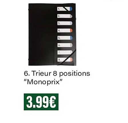 6. Trieur 8 positions “Monoprix”