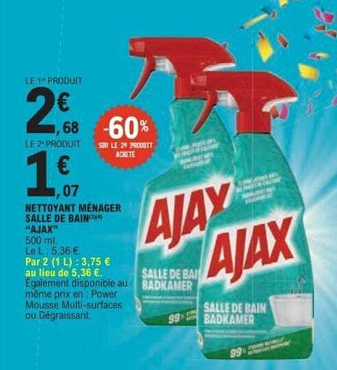 -60% SUR LE 2e PRODUIT IDENTIQUE