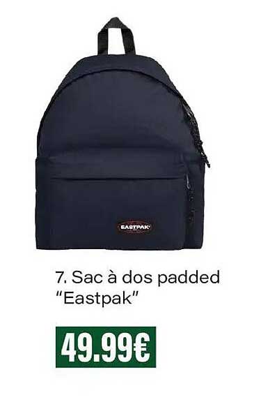 7. Sac à dos padded “Eastpak”