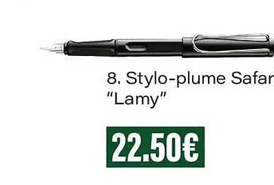 8. Stylo-plume Safari “Lamy”