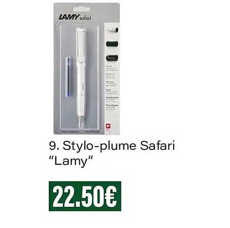 9. Stylo-plume Safari “Lamy”
