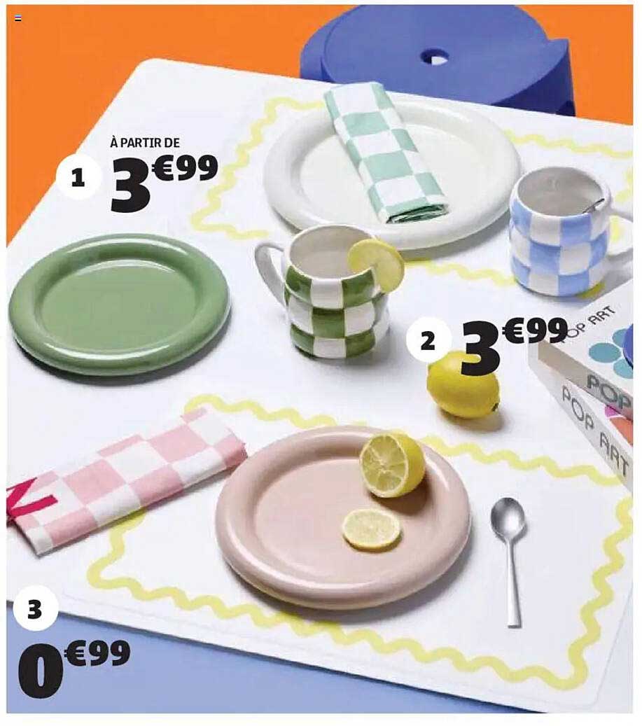 À PARTIR DE 1 3€99