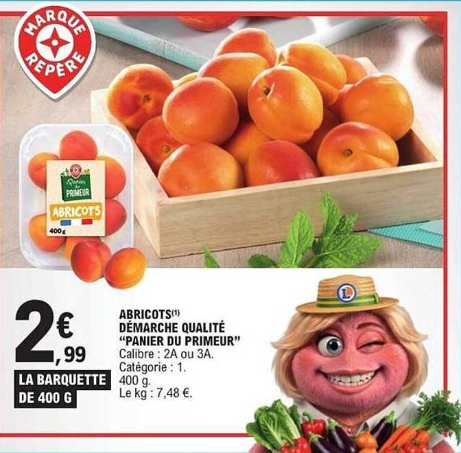 ABRICOTS DÉMARCHE QUALITÉ “PANIER DU PRIMEUR”