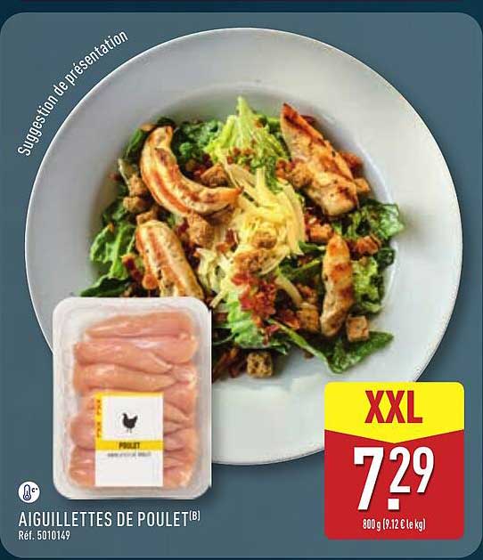 AIGUILLETTES DE POULET(B)