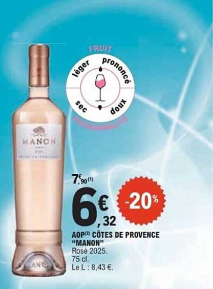 AOP CÔTES DE PROVENCE “MANON”