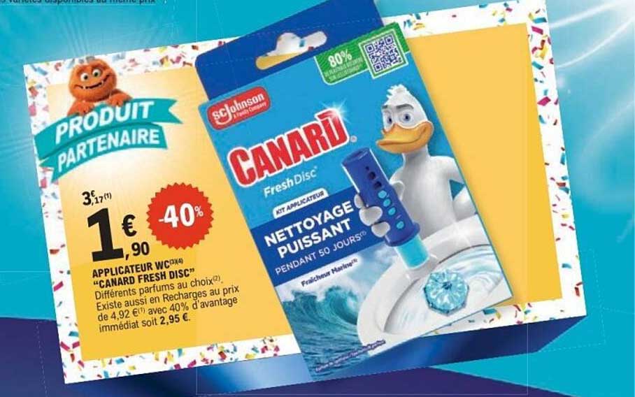 APPLICATEUR WC "CANARD FRESH DISC"