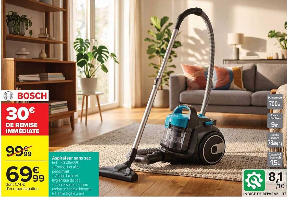 Aspirateur sans sac
