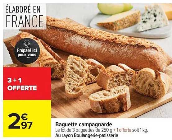 Baguette campagnarde