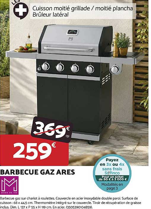 BARBECUE GAZ ARES