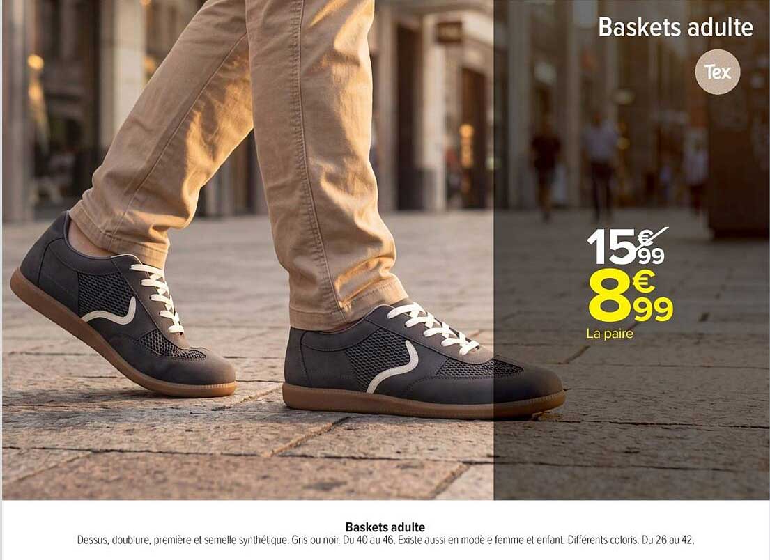Baskets adulte