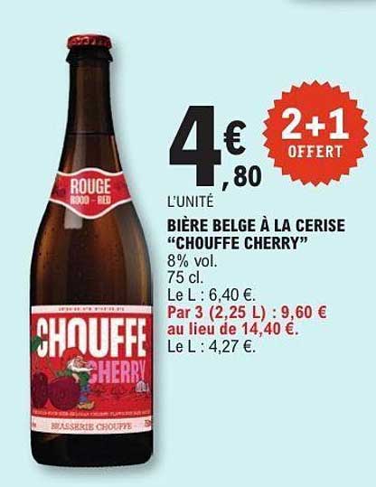 BIÈRE BELGE À LA CERISE “CHOUFFE CHERRY”