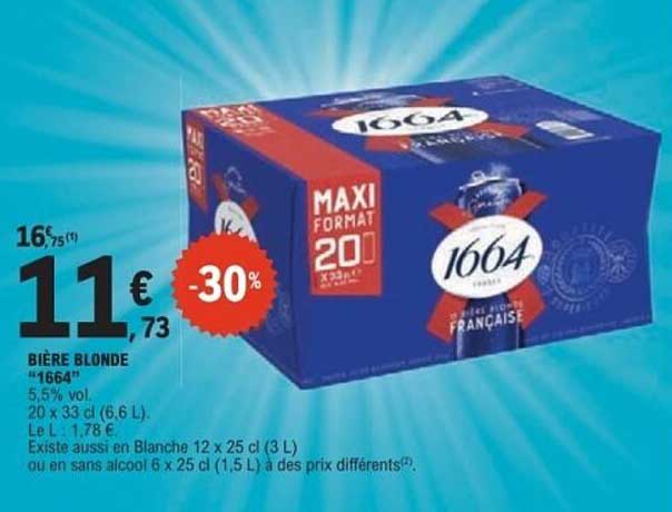 BIÈRE BLONDE «1664»