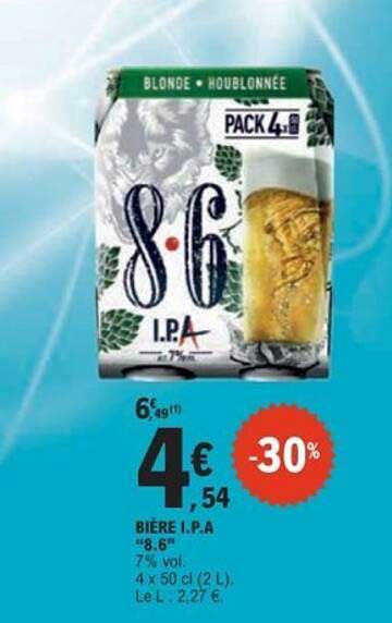 BIÈRE I.P.A "8.6"