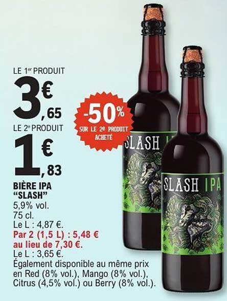 BIÈRE IPA “SLASH”