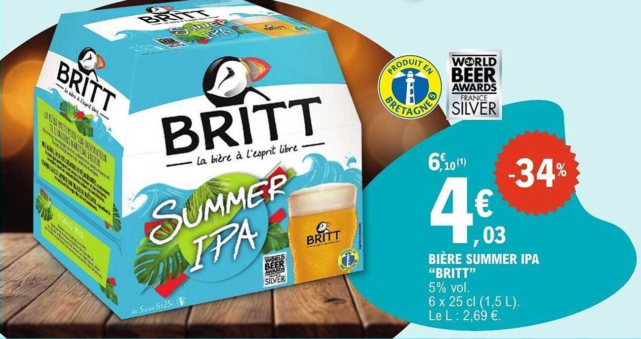 BIÈRE SUMMER IPA “BRITT”