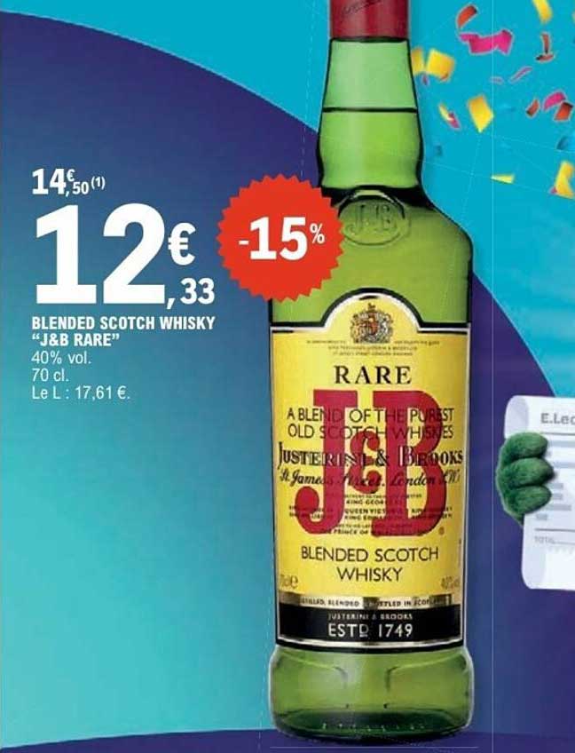 BLENDED SCOTCH WHISKY “J&B RARE”