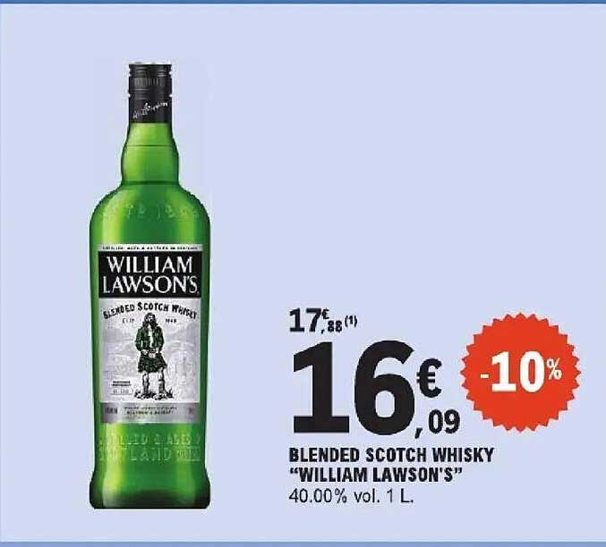 BLENDED SCOTCH WHISKY "WILLIAM LAWSON'S"