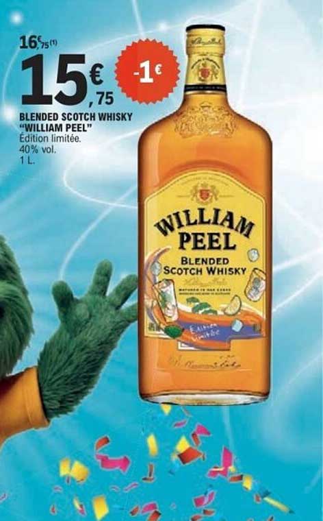 BLENDED SCOTCH WHISKY "WILLIAM PEEL"