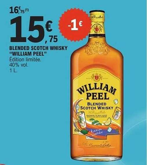BLENDED SCOTCH WHISKY "WILLIAM PEEL"