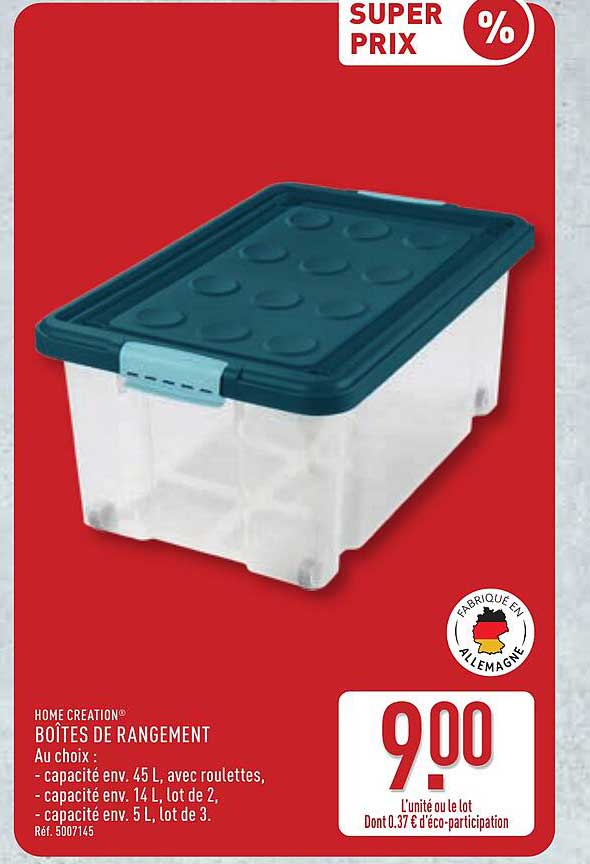 BOÎTES DE RANGEMENT