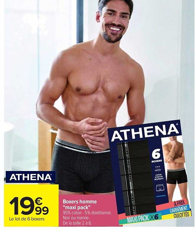 Boxers homme "maxi pack"