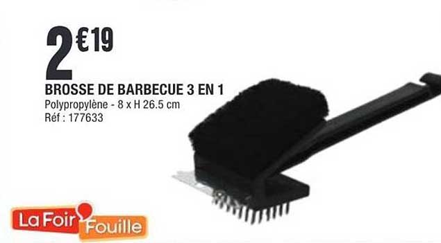 BROSSE DE BARBECUE 3 EN 1