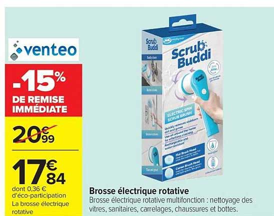 Brosse électrique rotative