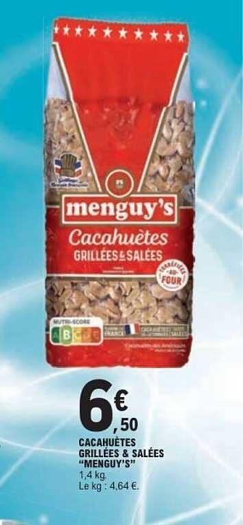 CACAHUÈTES GRILLÉES & SALÉES "MENGUY'S"