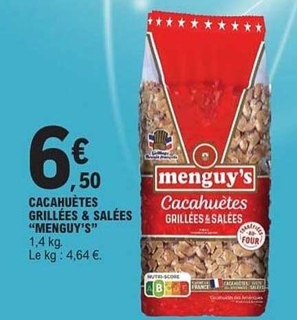 CACAHUETES GRILLEES & SALEES “MENGUY’S”