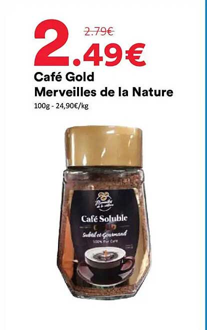 Café Gold Merveilles de la Nature