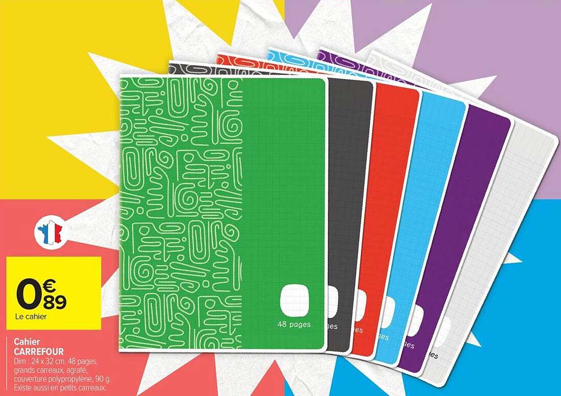 Cahier CARREFOUR