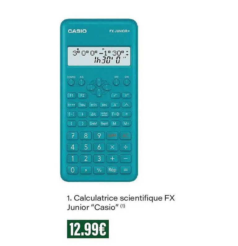 Calculatrice scientifique FX Junior "Casio"