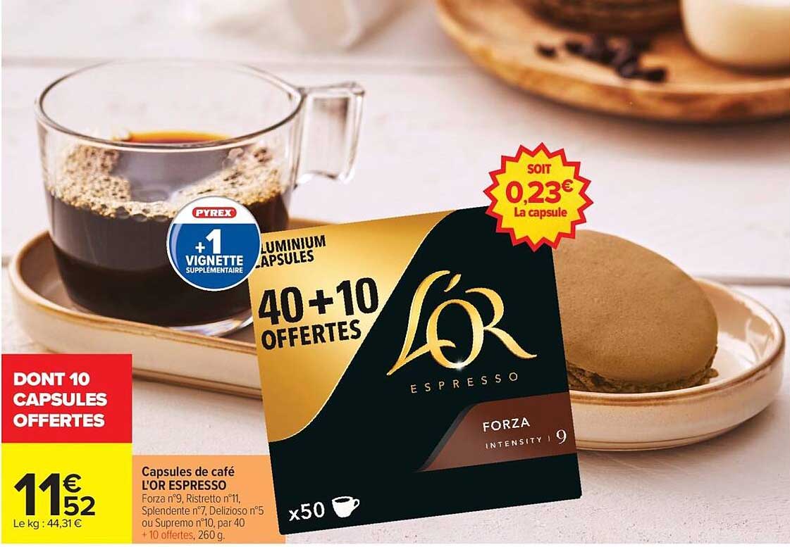 Capsules de café L'OR ESPRESSO