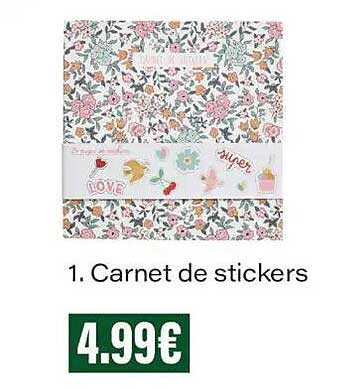 Carnet de stickers