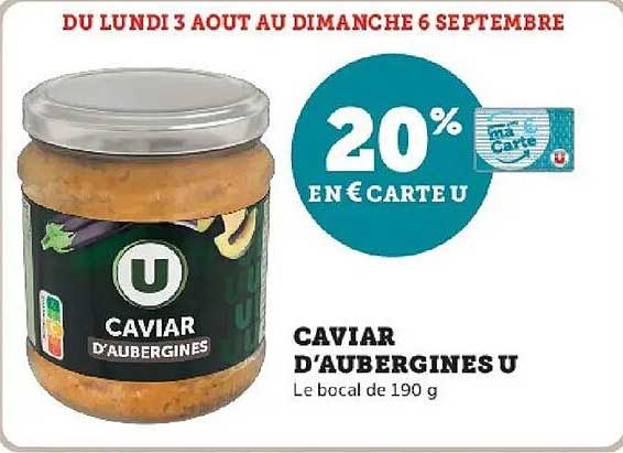 CAVIAR D'AUBERGINES U