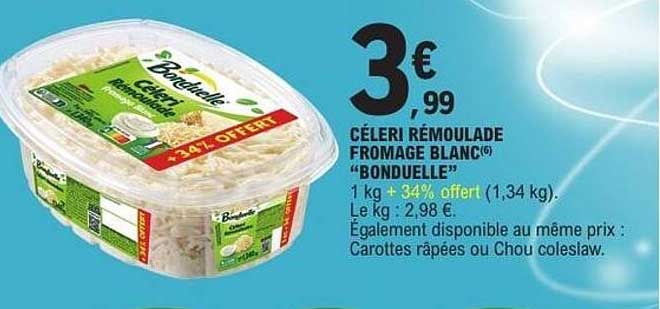 CÉLERI RÉMOULADE FROMAGE BLANC (6) “BONDUELLE”