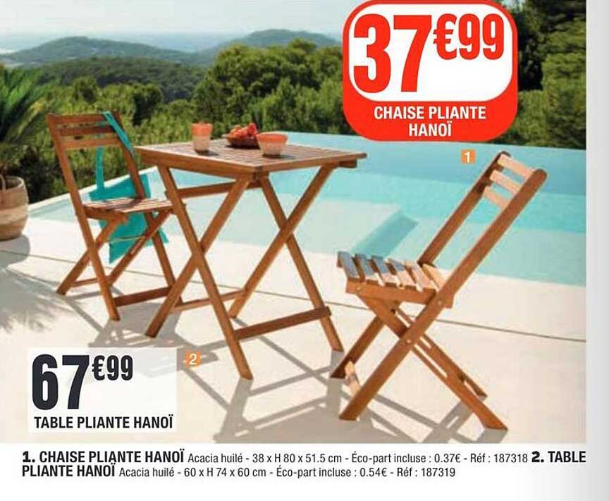 CHAISE PLIANTE HANOÏ