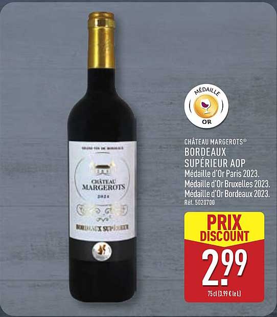 CHÂTEAU MARGEROTS® BORDEAUX SUPÉRIEUR AOP