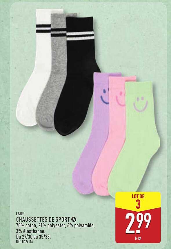 CHAUSSETTES DE SPORT