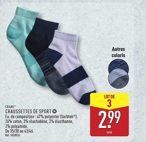 CHAUSSETTES DE SPORT
