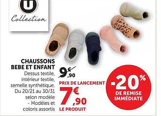 CHAUSSONS BEBE ET ENFANT