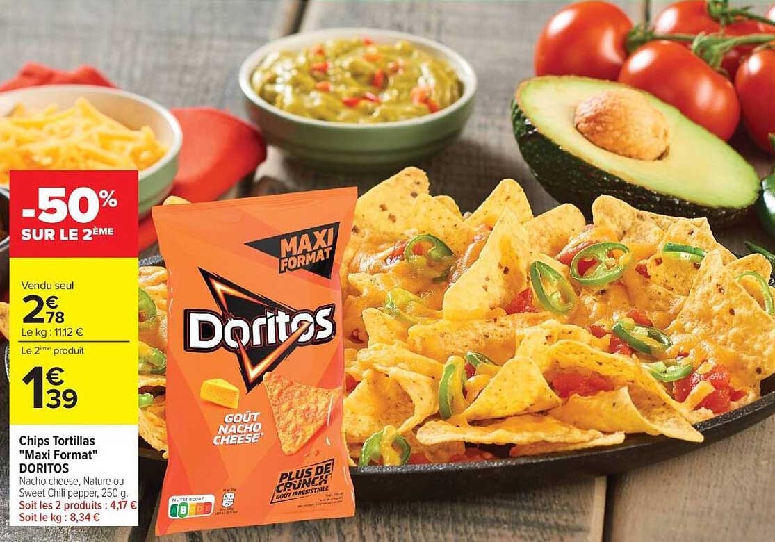 Chips Tortillas "Maxi Format" DORITOS