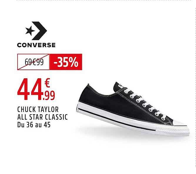 CHUCK TAYLOR ALL STAR CLASSIC Du 36 au 45