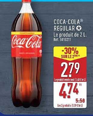 COCA-COLA® REGULAR ★ Le produit de 2 L. Réf. 5010211
