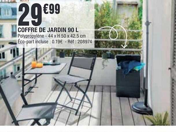 COFFRE DE JARDIN 90 L
