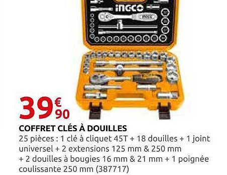 COFFRET CLÉS À DOUILLES