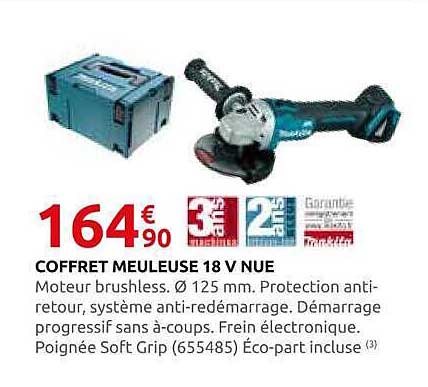 COFFRET MEULEUSE 18 V NUE