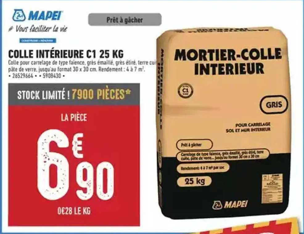 COLLE INTÉRIEURE C1 25 KG