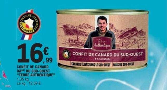 CONFIT DE CANARD DU SUD-OUEST