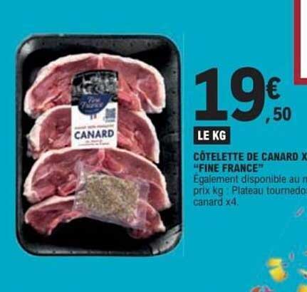 CÔTELETTE DE CANARD X "FINE FRANCE"